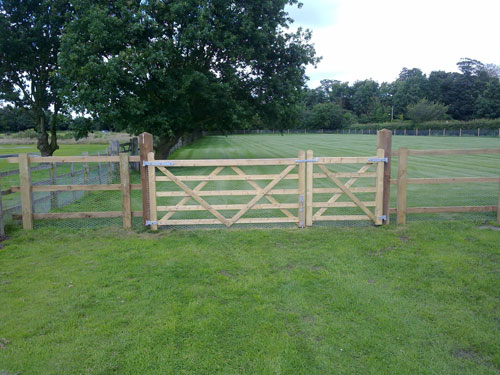 Fencing & Field Care ~ Post & Rail Horse Fencing With Wire